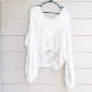 Free People Crop Sweater